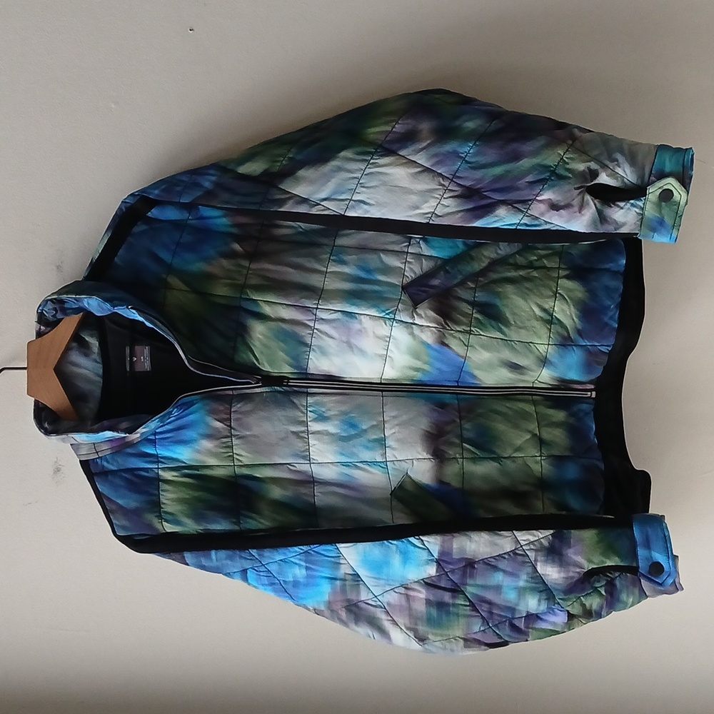 FP Movement Pippa Packable Puffer Jacket Blurry Flower Women's Large NWT - Picture 7 of 7